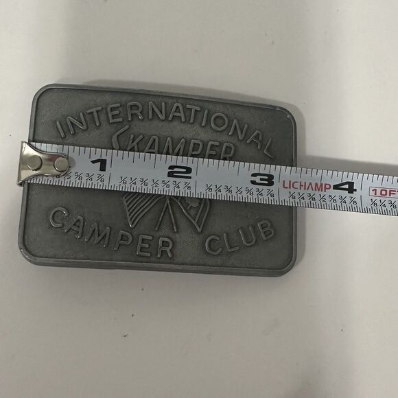 International Skamper Camper Club Belt Buckle Vintage Rare - Picture 2 of 4